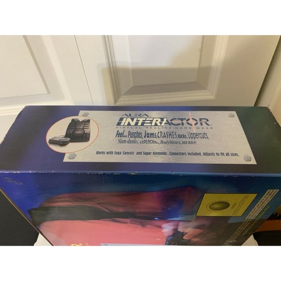 Vtg Aura‎ Interactor Virtual Reality Game Wear 1994 Sega Genesis Super Nintendo - Picture 4 of 8